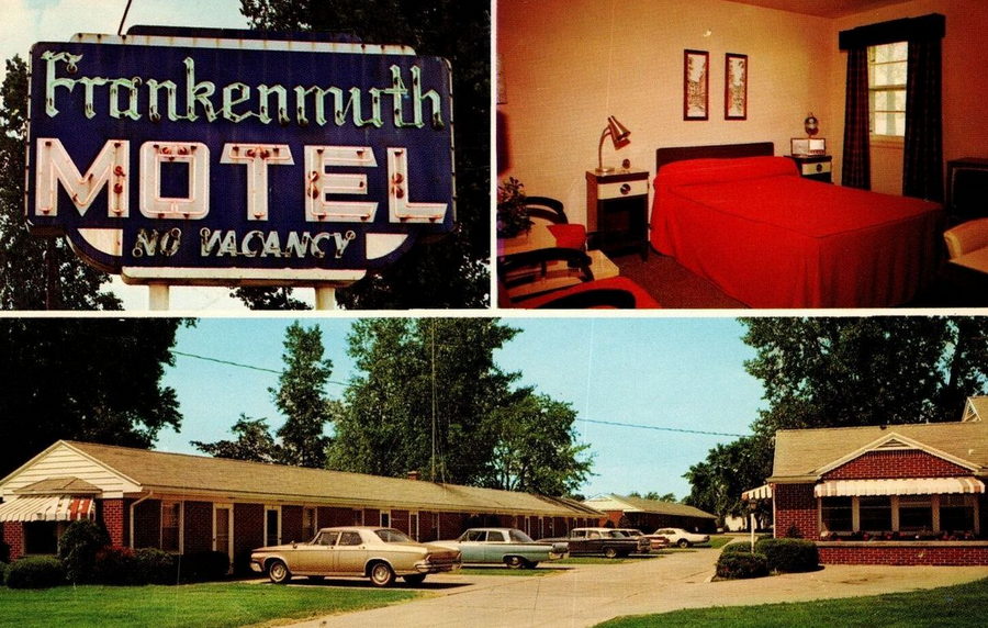 Frankenmuth Motel - Postcard (newer photo)